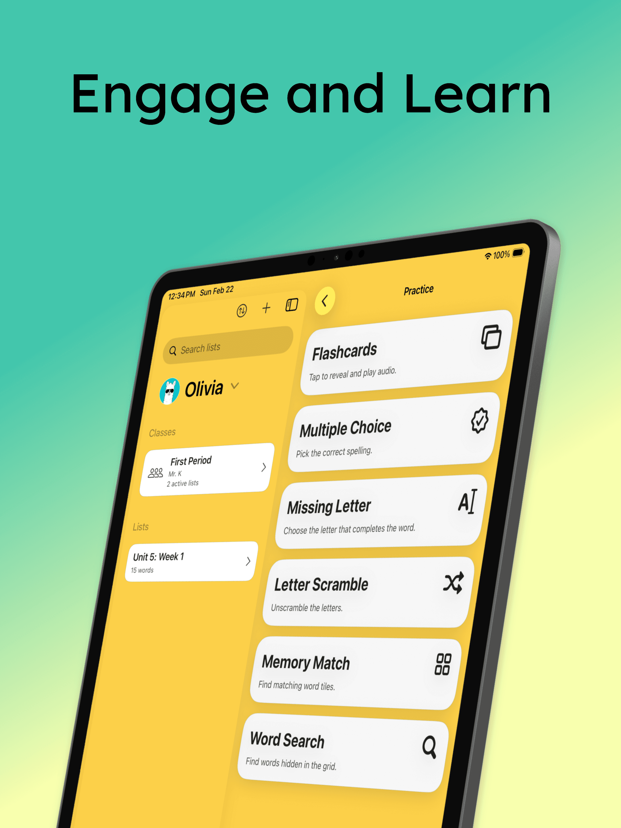 WordSprout iPad screenshot 2