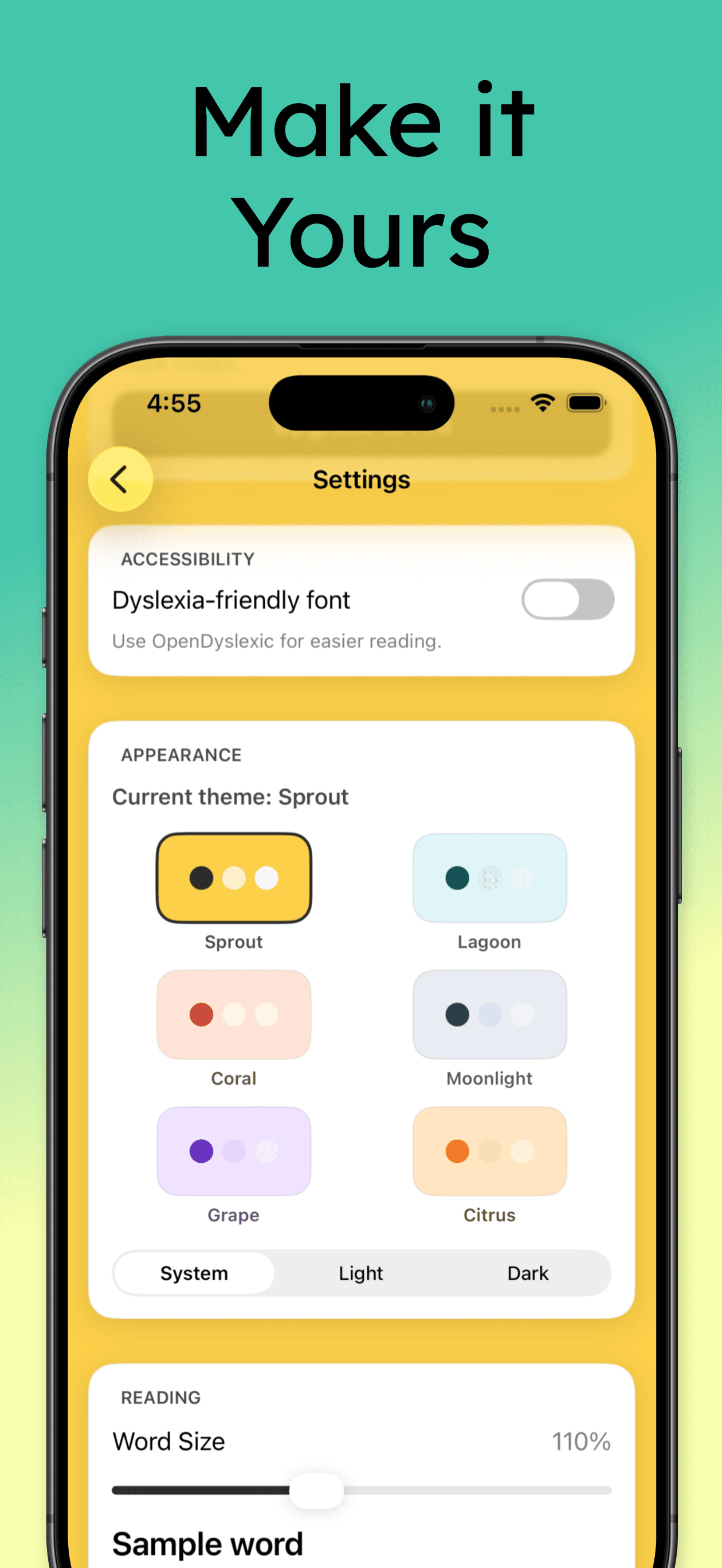 WordSprout iPhone screenshot 8